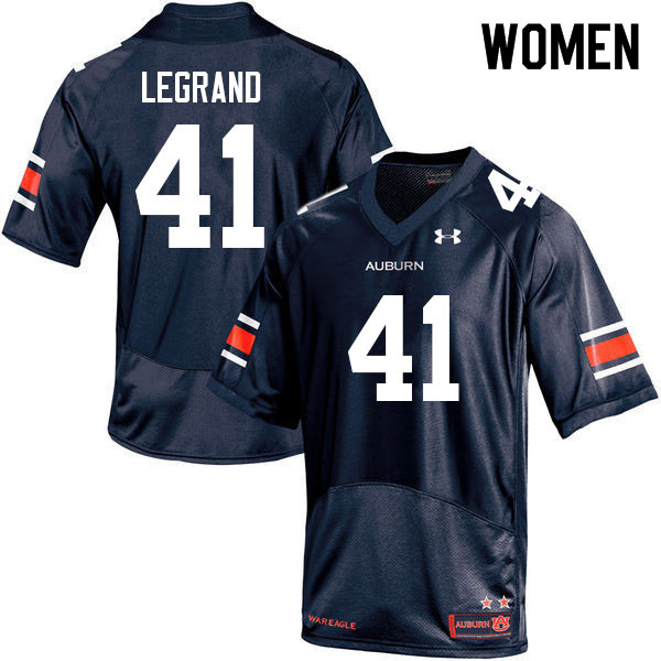 Women #41 Jonathan LeGrand Auburn Tigers College Football Jerseys Sale-Navy